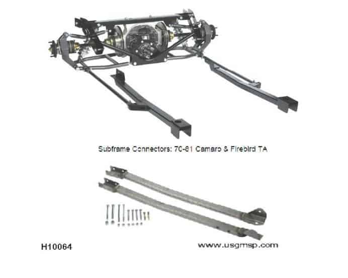 Subframe Connectors: 70-81 Camaro & Firebird TA (Heidts)